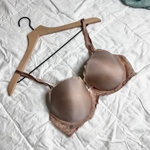 VS DREAM ANGEL LINED DEMI BRA - 34DD | BEIGE